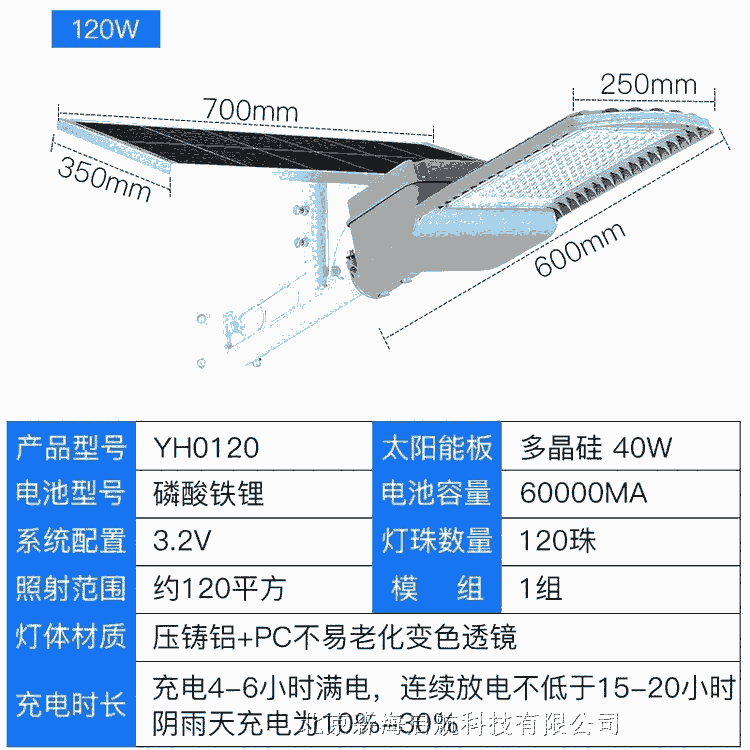 鋰電太陽能路燈可定制成套批發(fā)